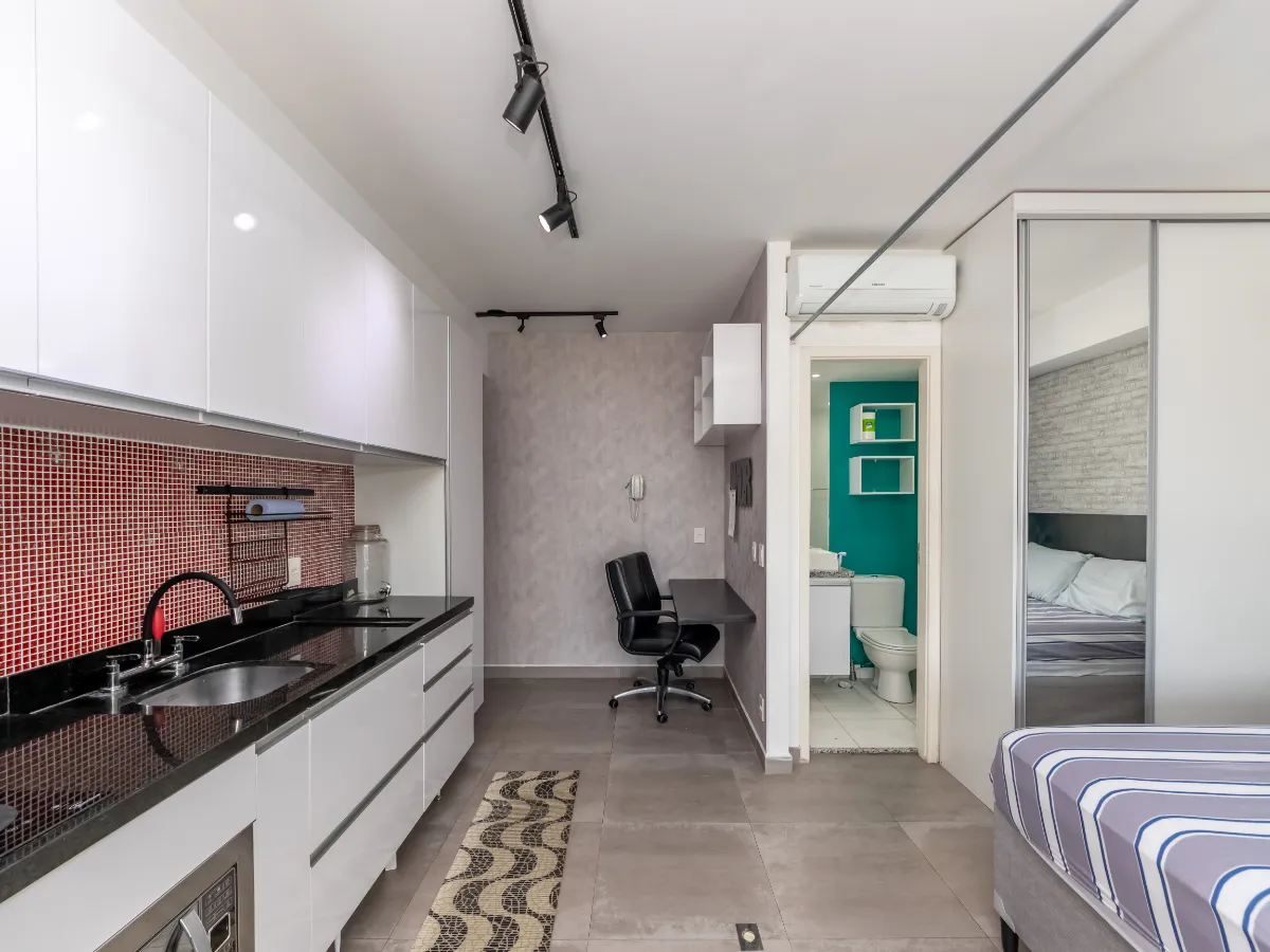 Apartamento à venda com 36m², 1 quarto com vaga - 17