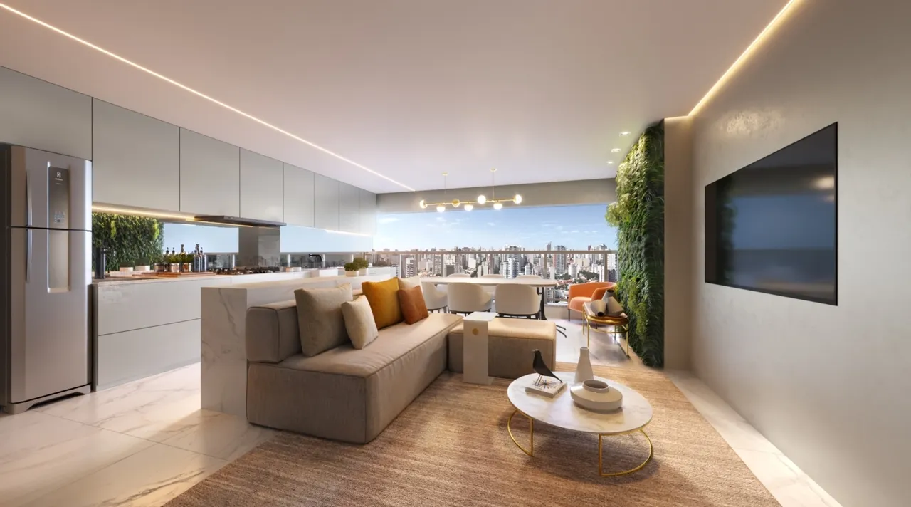 Apartamento à venda com 102m², 3 quartos com vaga - 1