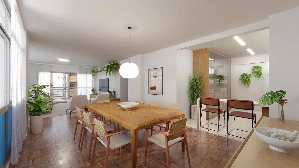 Apartamento à venda com 210m², 3 quartos com vaga - 1