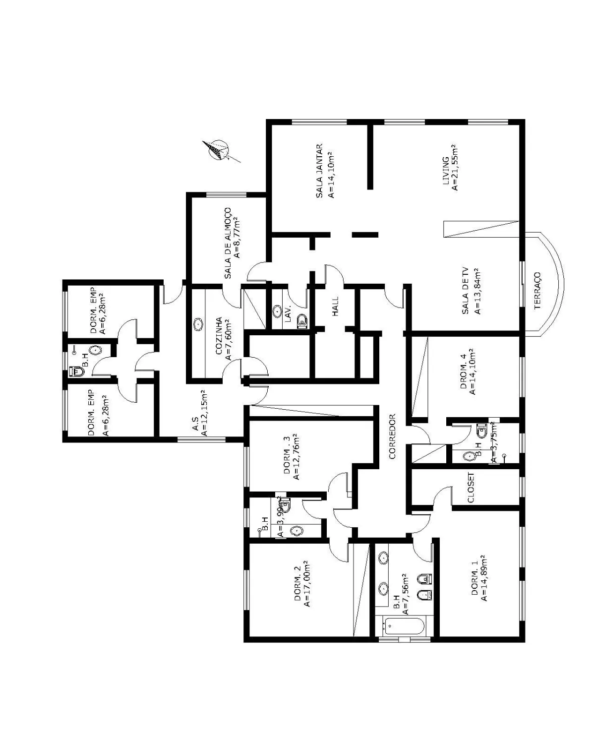 Apartamento à venda com 232m², 3 quartos com vaga – foto 44