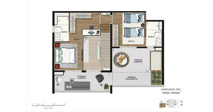 Apartamento à venda com 107m², 2 quartos com vaga – foto 36