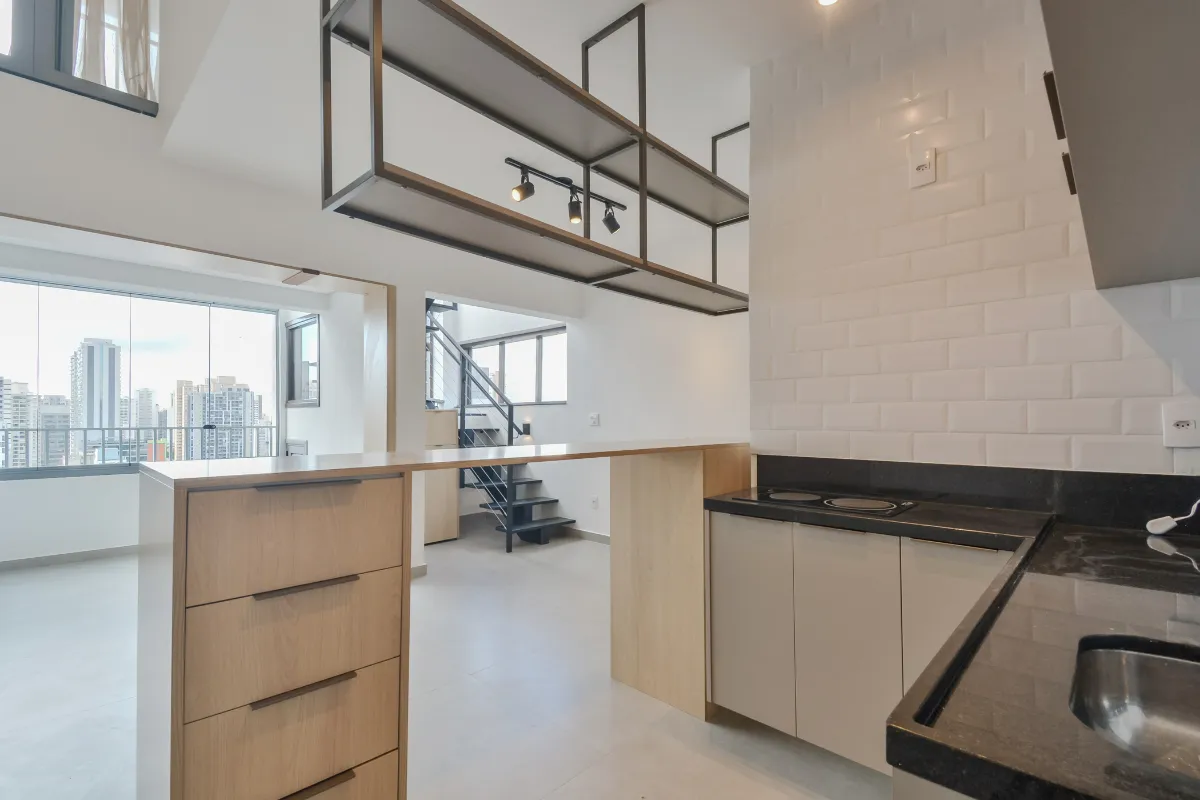 Apartamento à venda com 57m², 1 quarto com vaga – foto 1