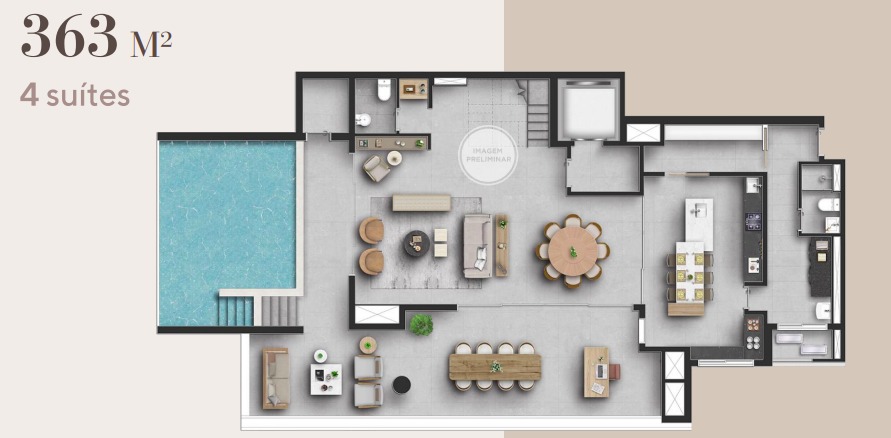 Apartamento à venda com 363m², 4 quartos com vaga - 26