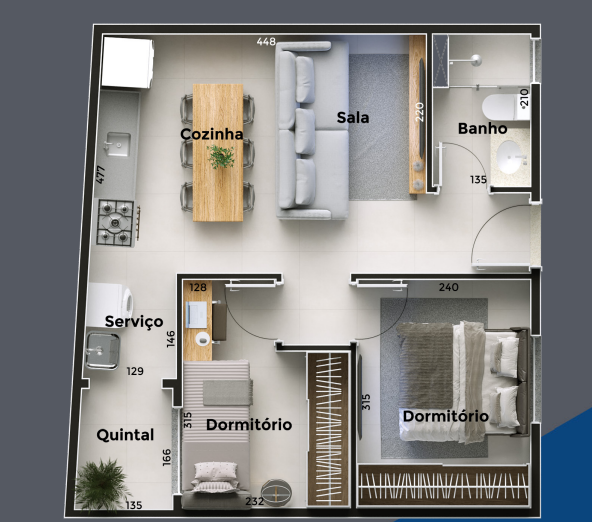 Apartamento à venda com 40m², 2 quartos com vaga - 10