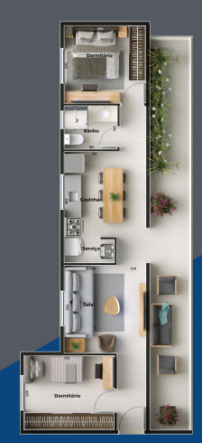 Apartamento à venda com 49m², 2 quartos com vaga - 10