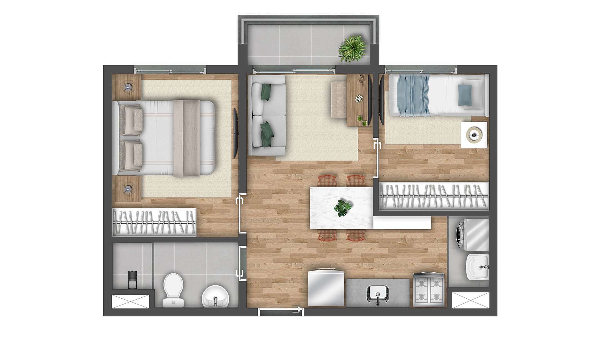Apartamento à venda com 37m², 2 quartos sem vaga - 18
