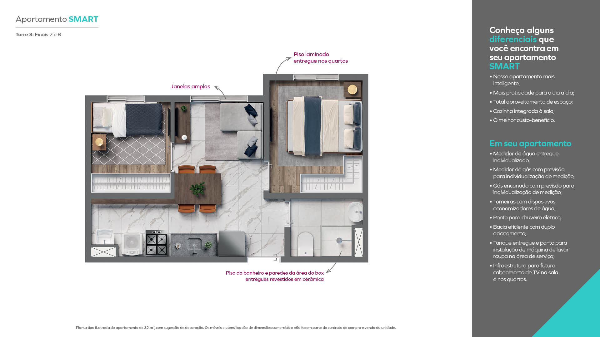 Apartamento à venda com 31m², 2 quartos sem vaga - 25