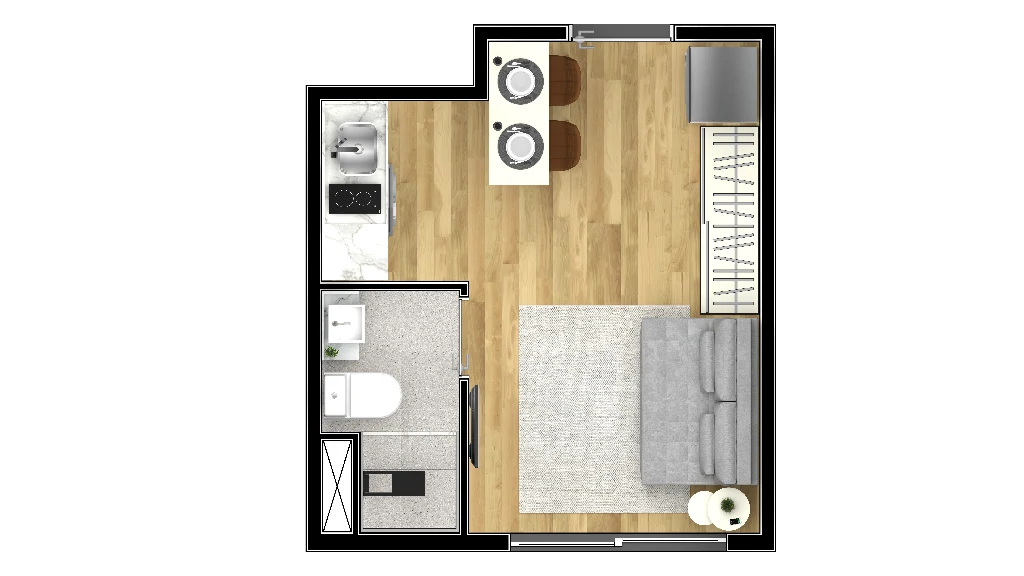 Studio à venda com 17m², 0 quartos sem vaga - 29