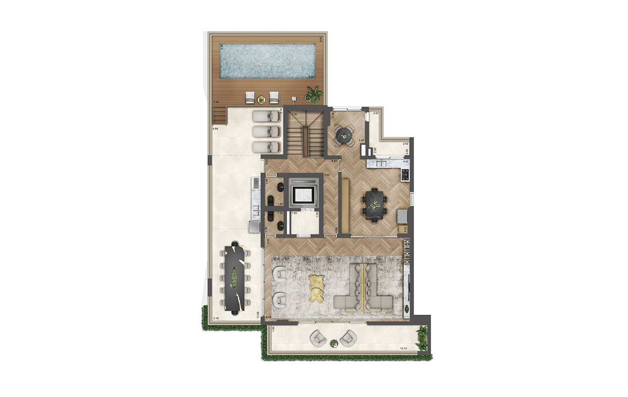 Apartamento à venda com 487m², 4 quartos com vaga - 16