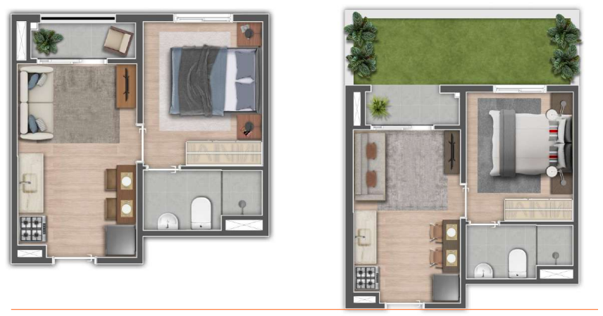 Apartamento à venda com 24m², 0 quartos sem vaga - 33