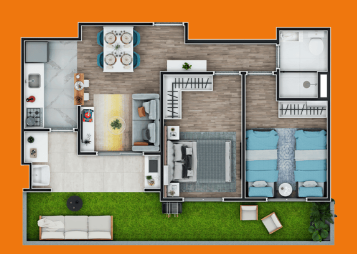 Apartamento à venda com 72m², 2 quartos com vaga - 27