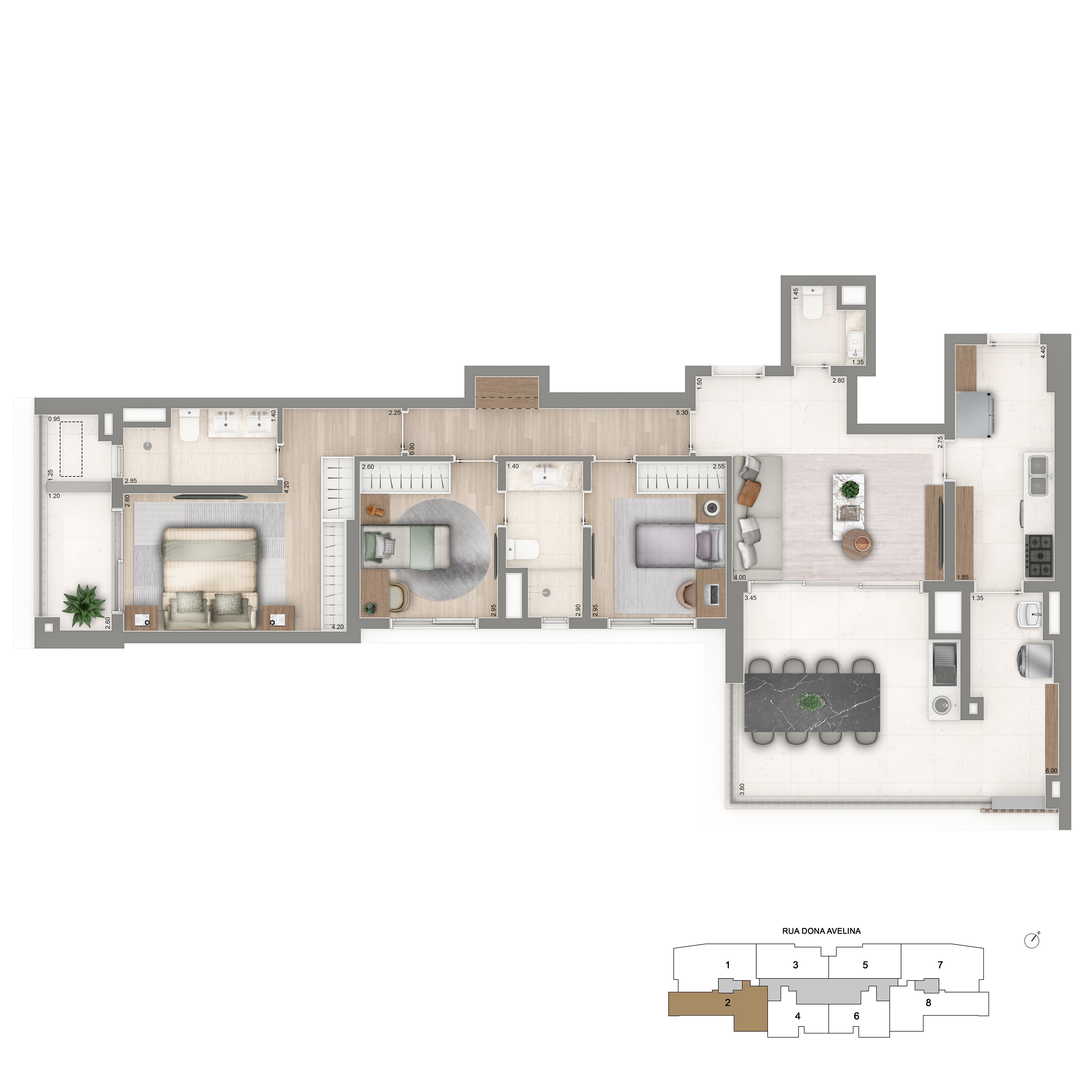 Apartamento à venda com 112m², 3 quartos com vaga - 14