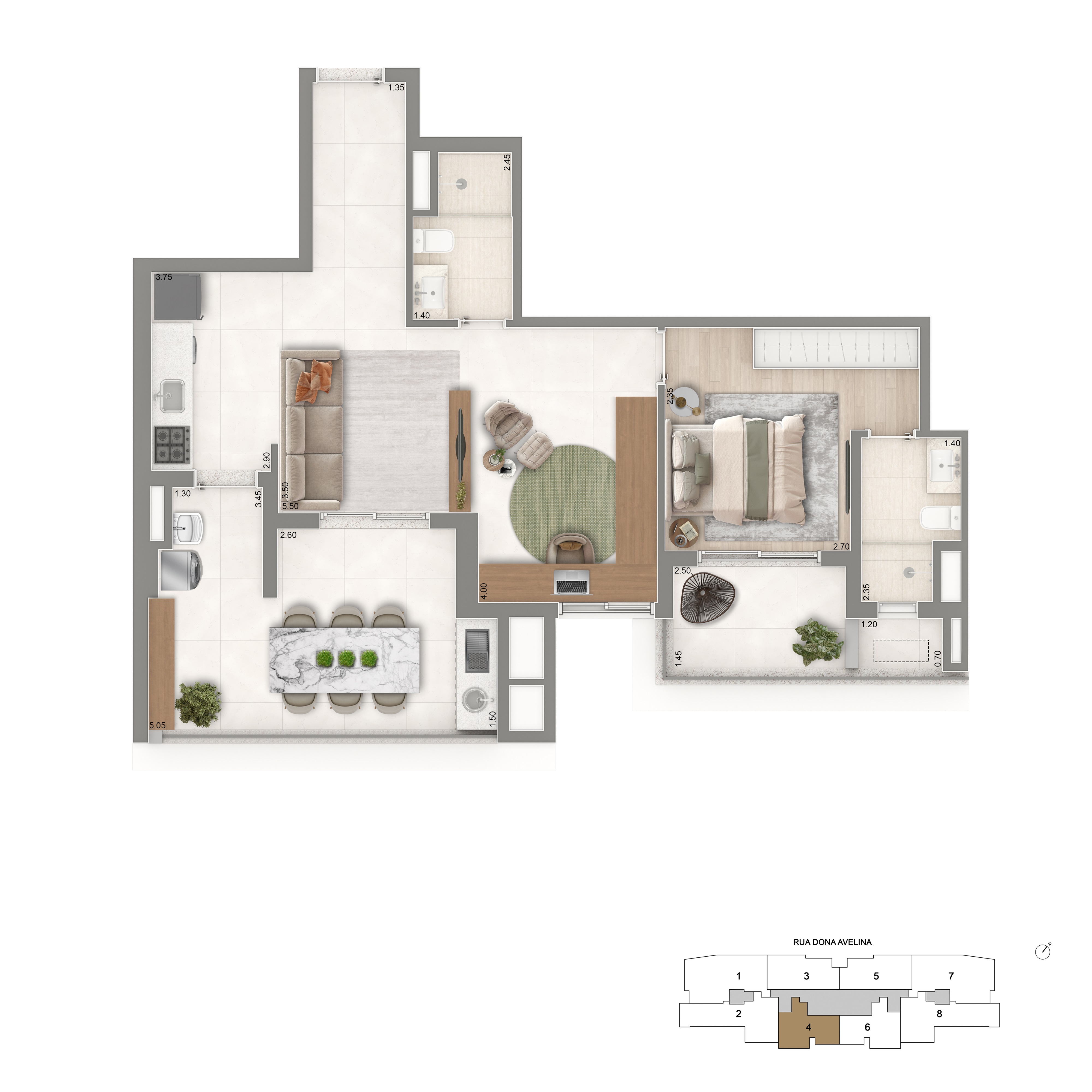 Apartamento à venda com 76m², 2 quartos com vaga - 15