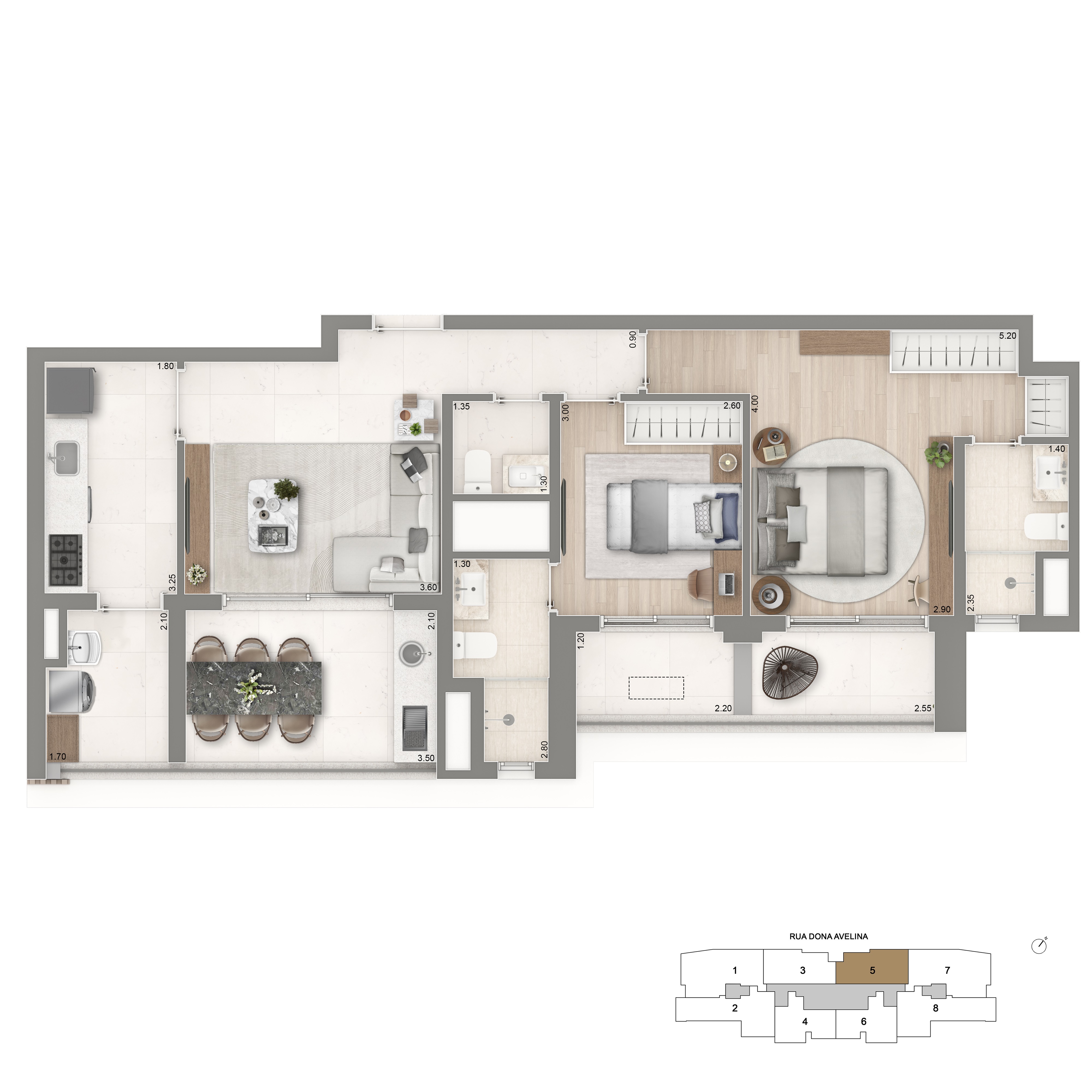 Apartamento à venda com 83m², 2 quartos com vaga - 14