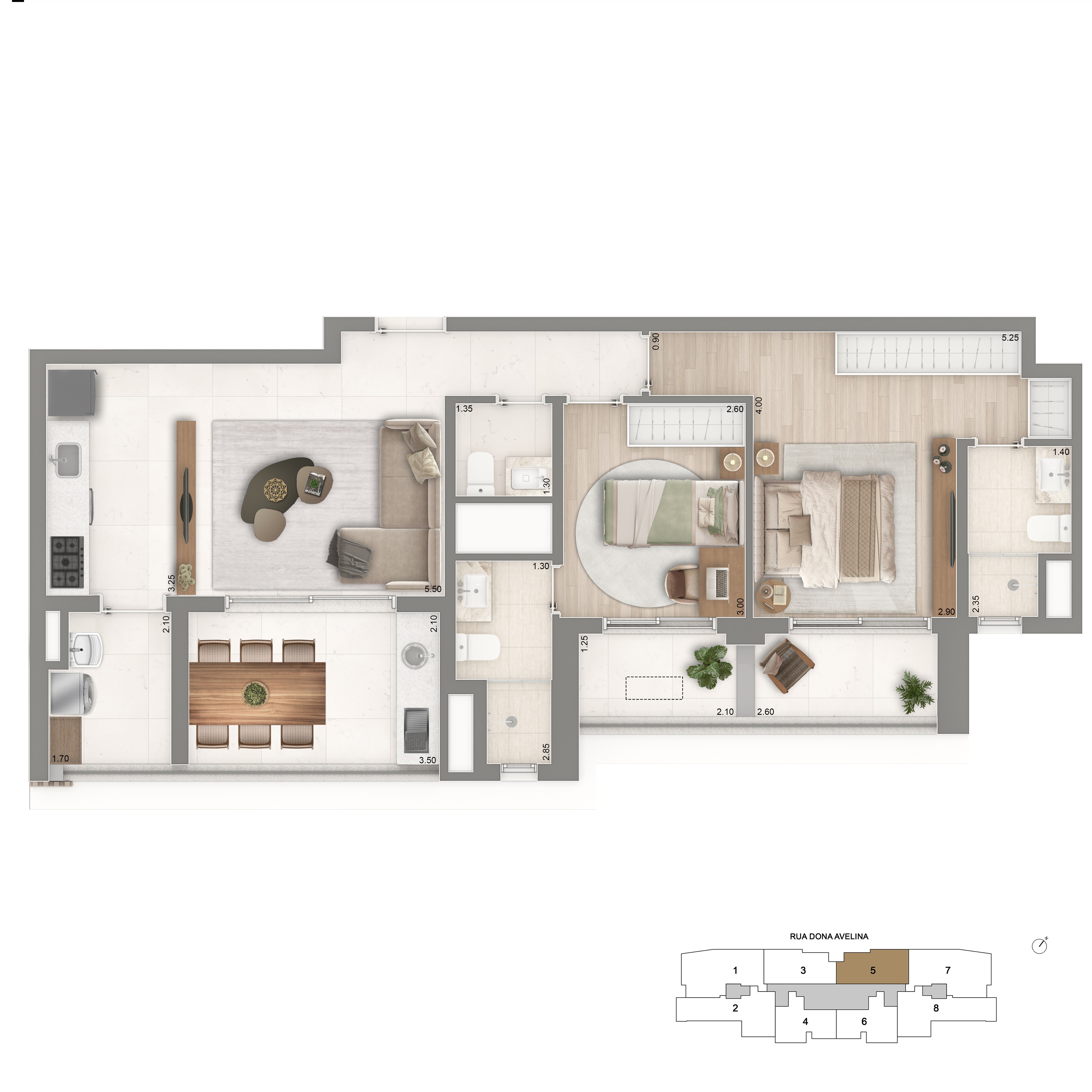 Apartamento à venda com 83m², 2 quartos com vaga - 15