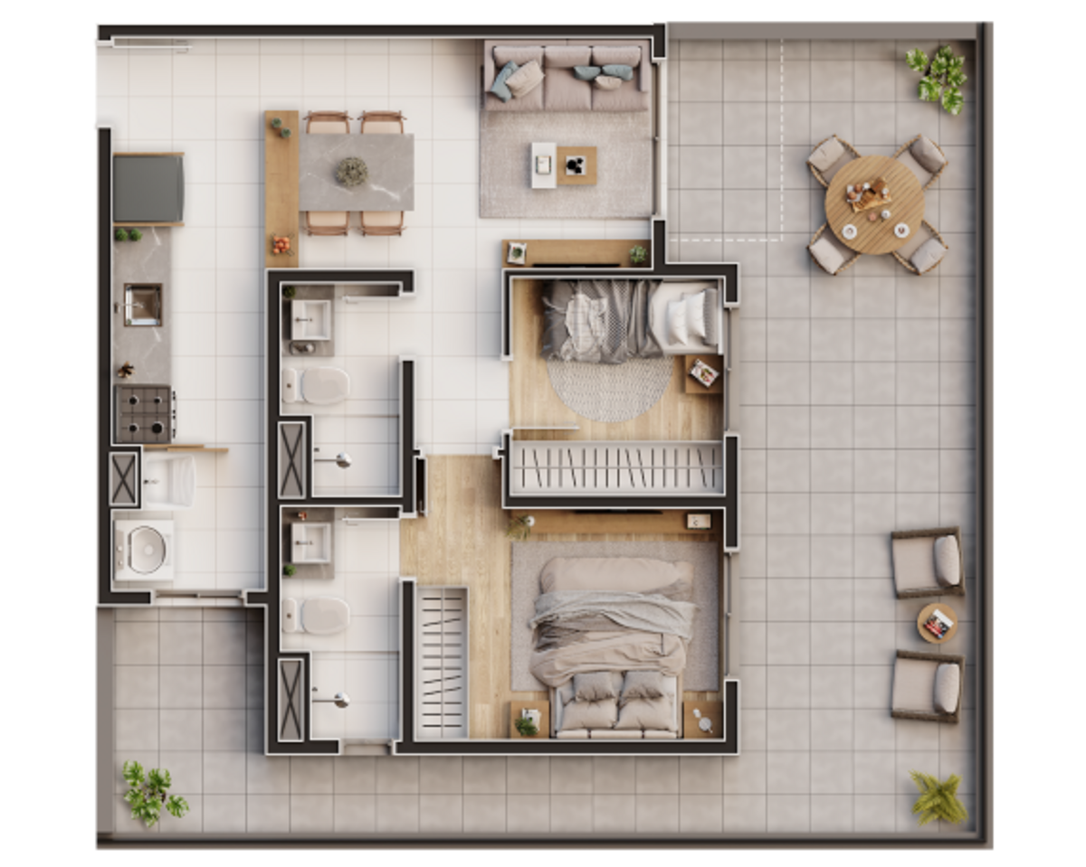 Apartamento à venda com 78m², 2 quartos com vaga - 18