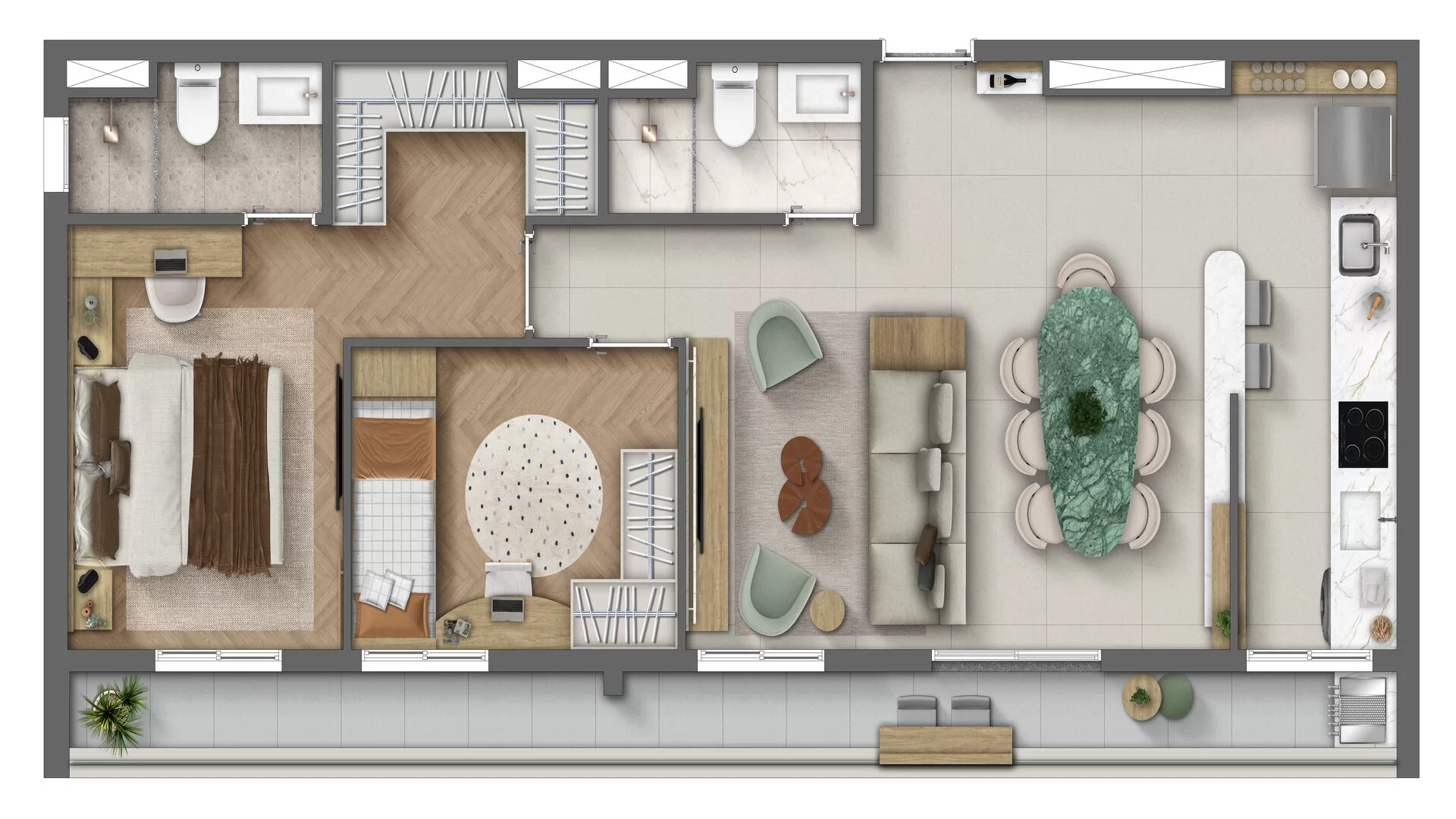 Apartamento à venda com 75m², 2 quartos com vaga - 26