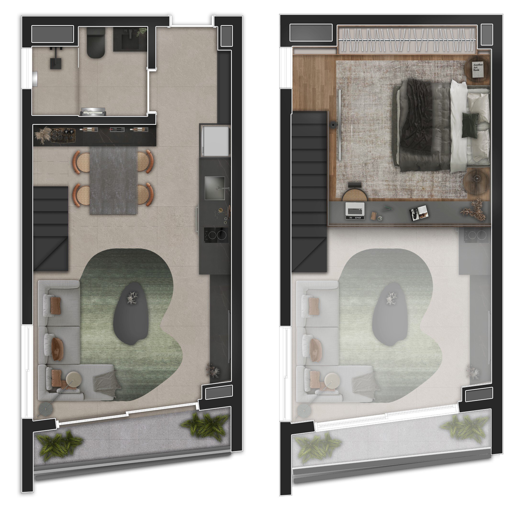 Apartamento à venda com 39m², 1 quarto sem vaga - 7