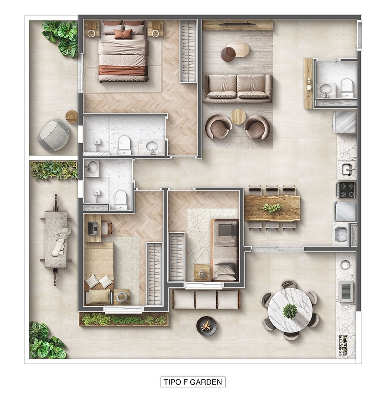 Apartamento à venda com 104m², 3 quartos com vaga - 17