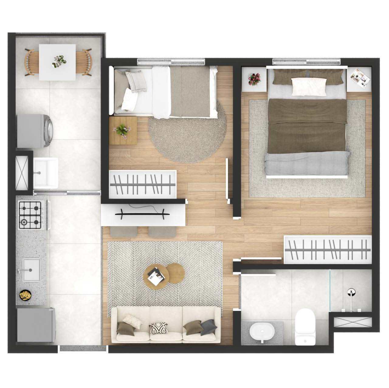 Apartamento à venda com 35m², 2 quartos com vaga - 18