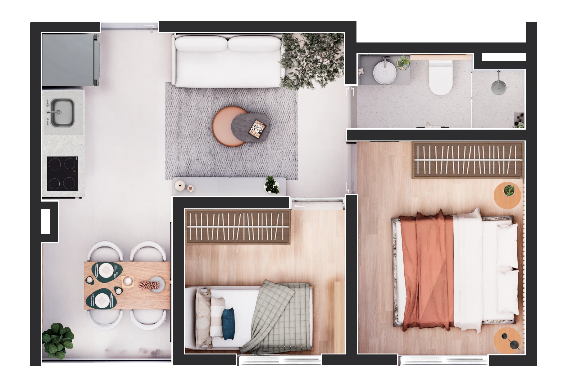Apartamento à venda com 36m², 2 quartos sem vaga - 20