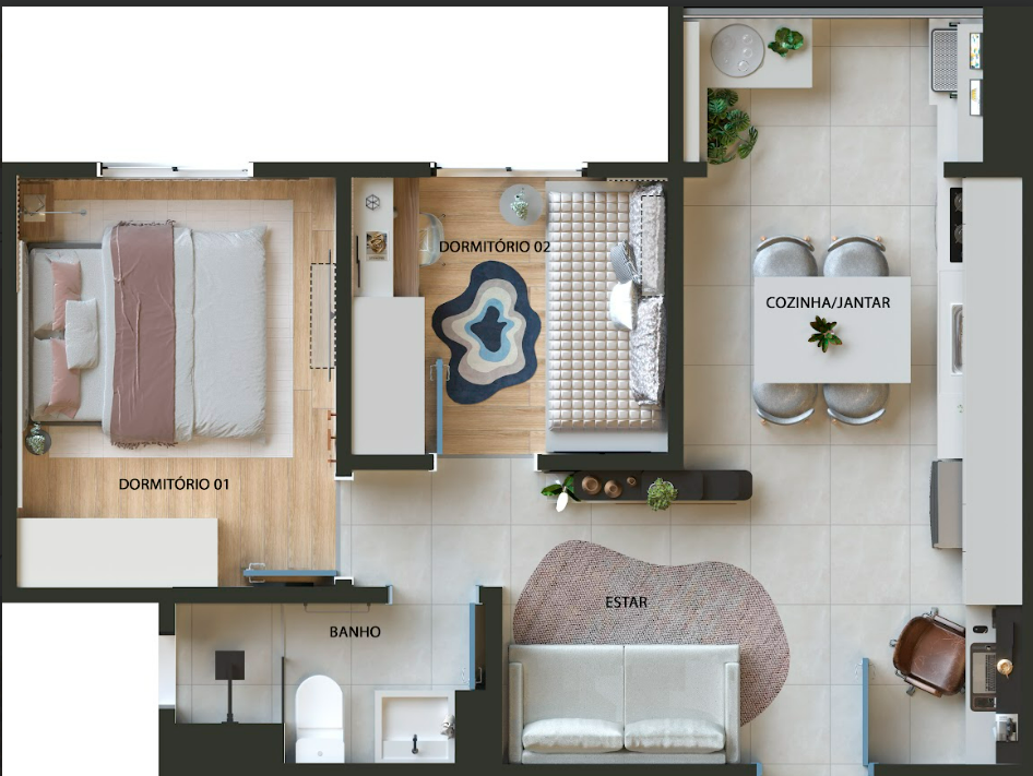 Apartamento à venda com 38m², 2 quartos com vaga - 33