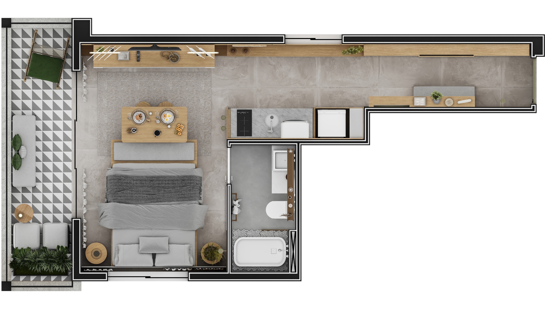 Apartamento à venda com 36m², 0 quartos sem vaga - 23