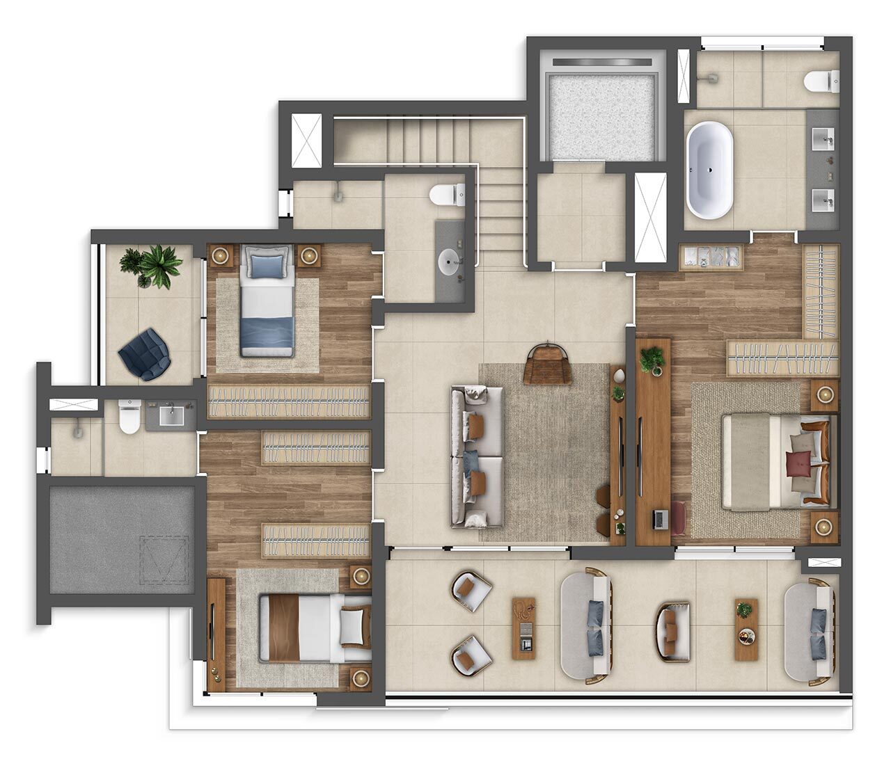 Apartamento à venda com 251m², 3 quartos com vaga - 16