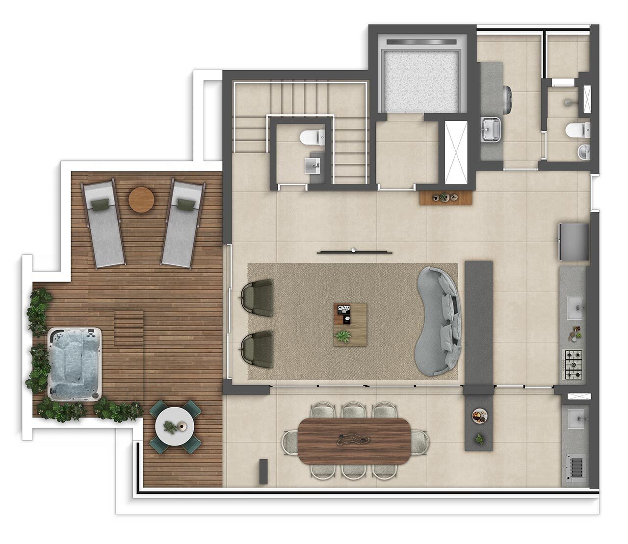 Apartamento à venda com 251m², 3 quartos com vaga - 17