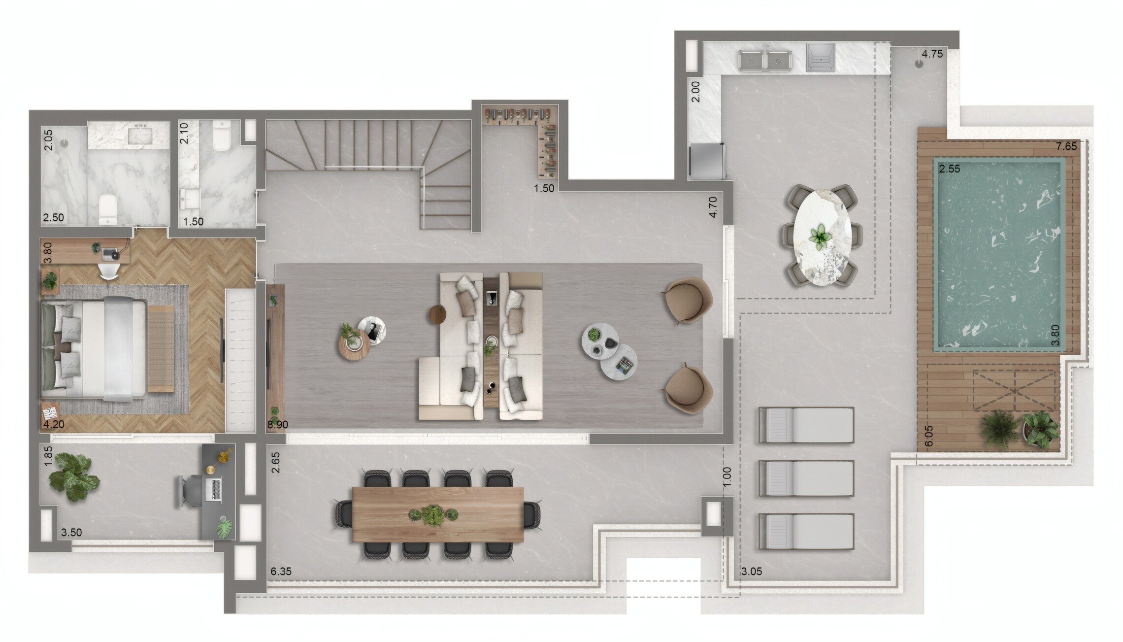 Apartamento à venda com 358m², 3 quartos com vaga - 19