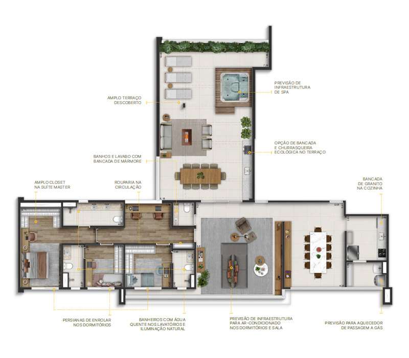 Apartamento à venda com 220m², 3 quartos com vaga - 24
