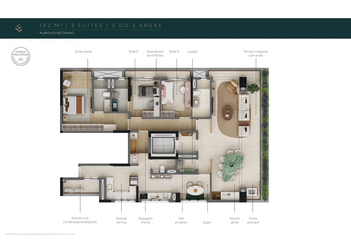 Apartamento à venda com 184m², 3 quartos com vaga - 11