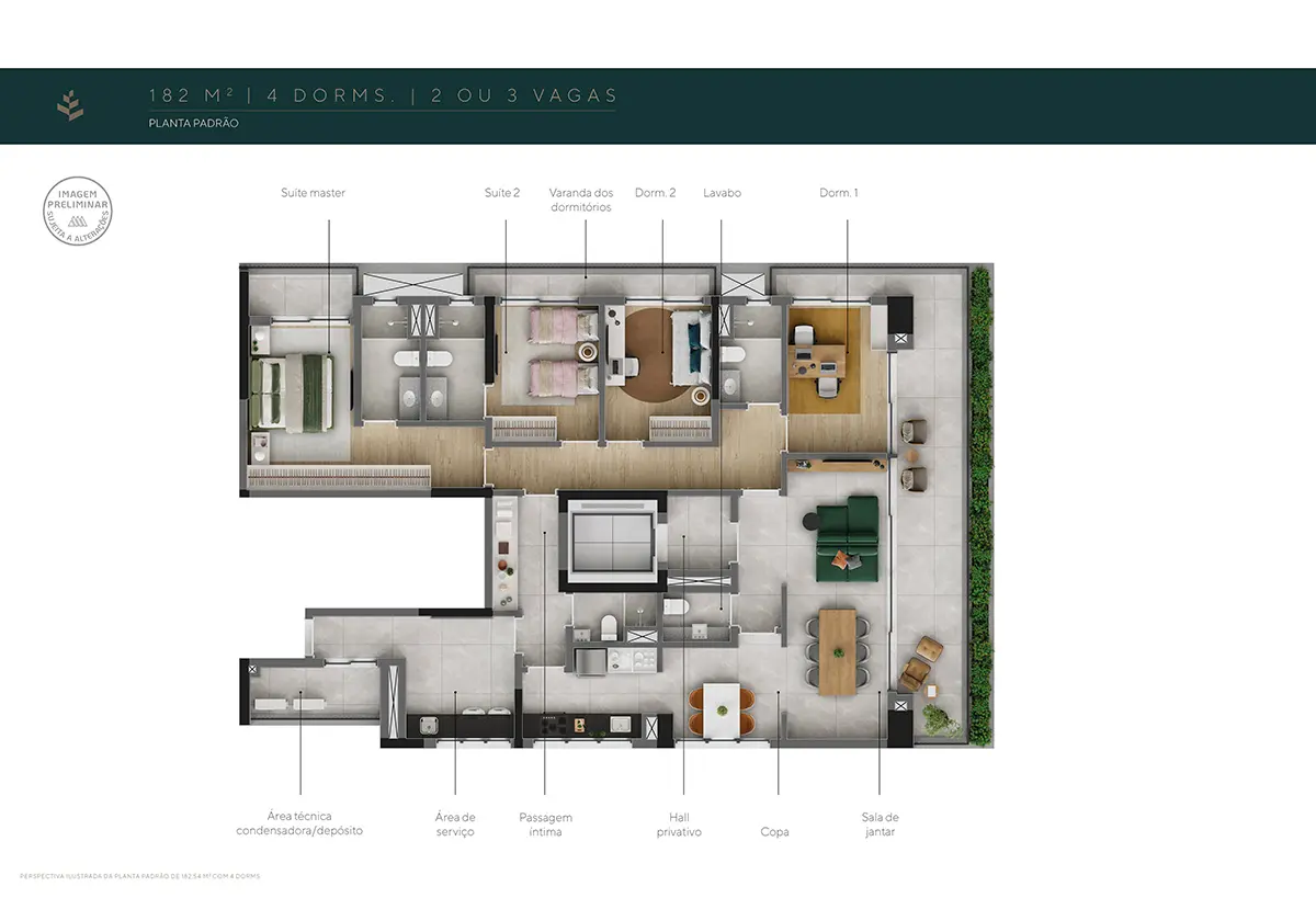 Apartamento à venda com 182m², 4 quartos com vaga - 11