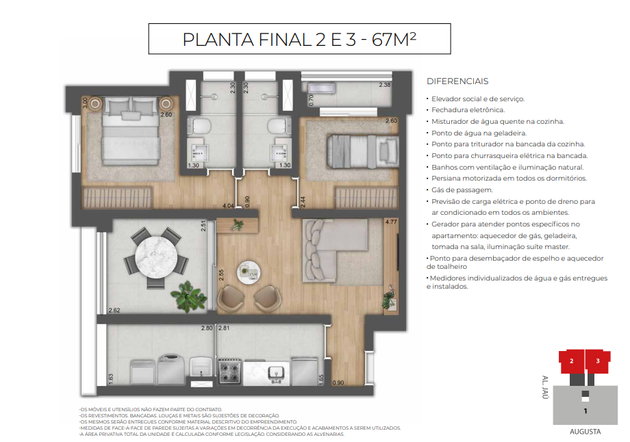 Apartamento à venda com 67m², 2 quartos com vaga - 8