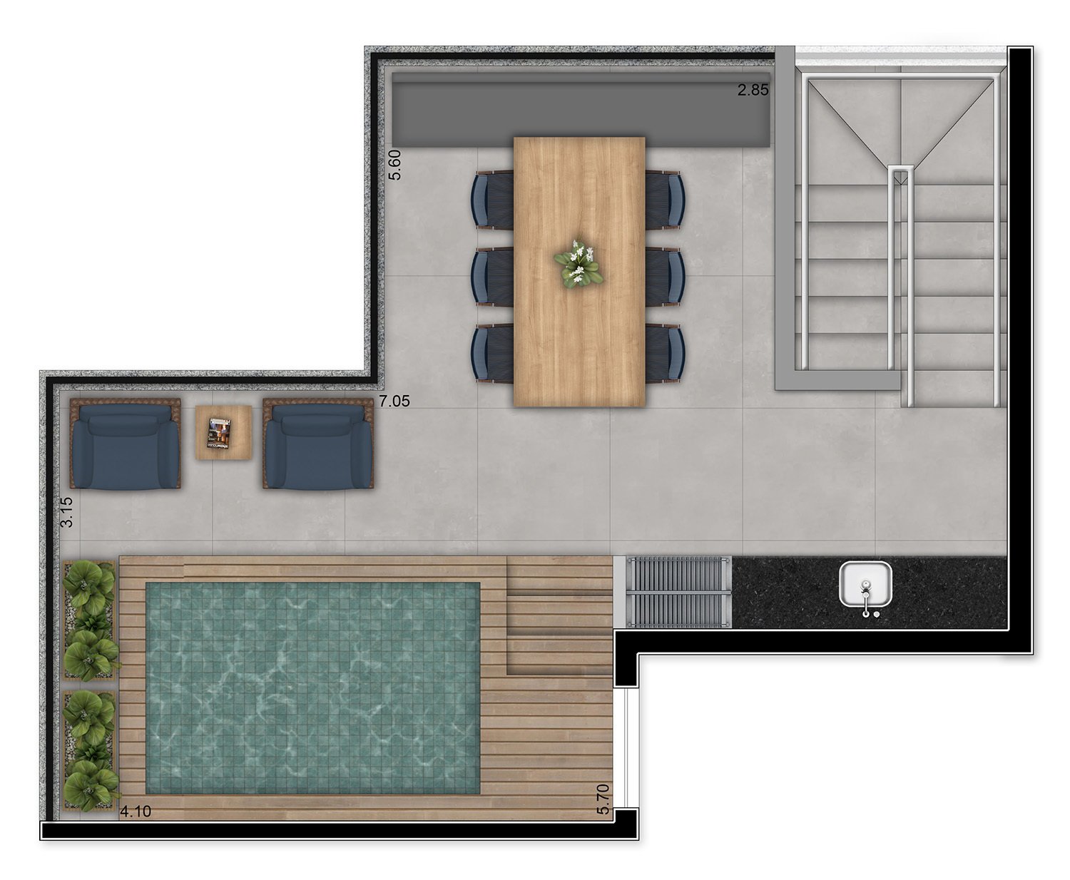 Apartamento à venda com 74m², 1 quarto sem vaga - 10