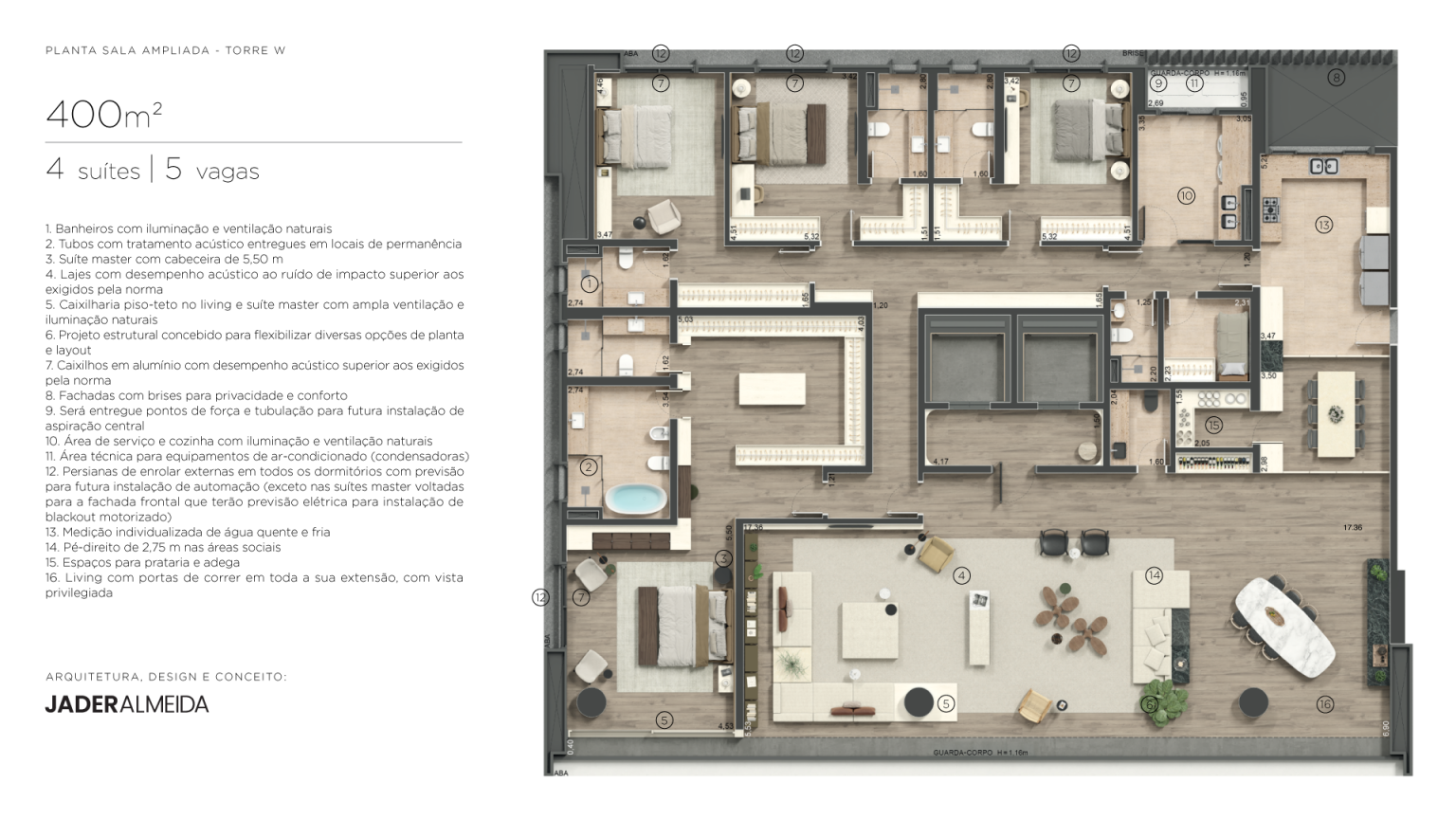 Apartamento à venda com 400m², 4 quartos com vaga - 28