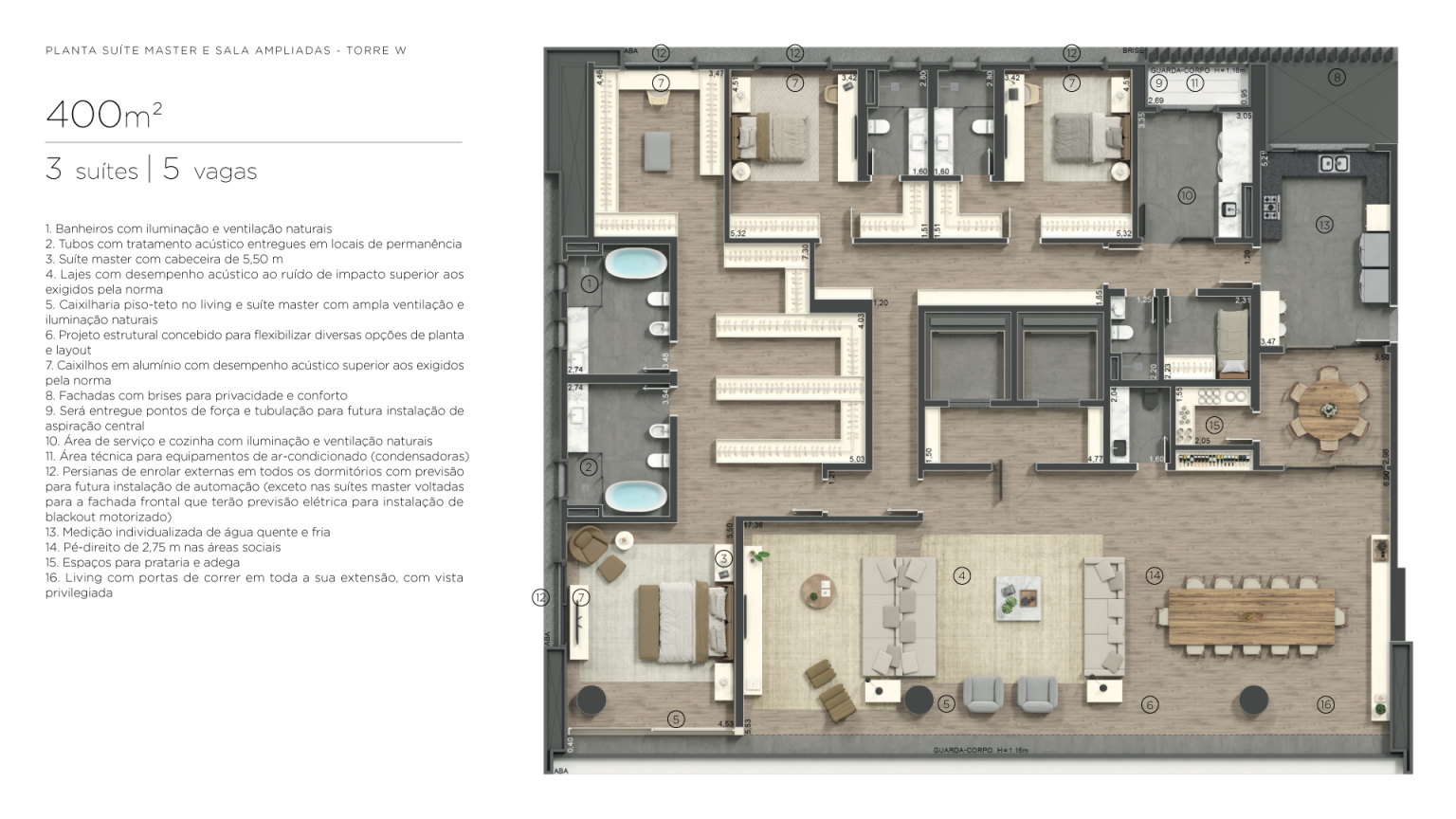 Apartamento à venda com 400m², 4 quartos com vaga - 29