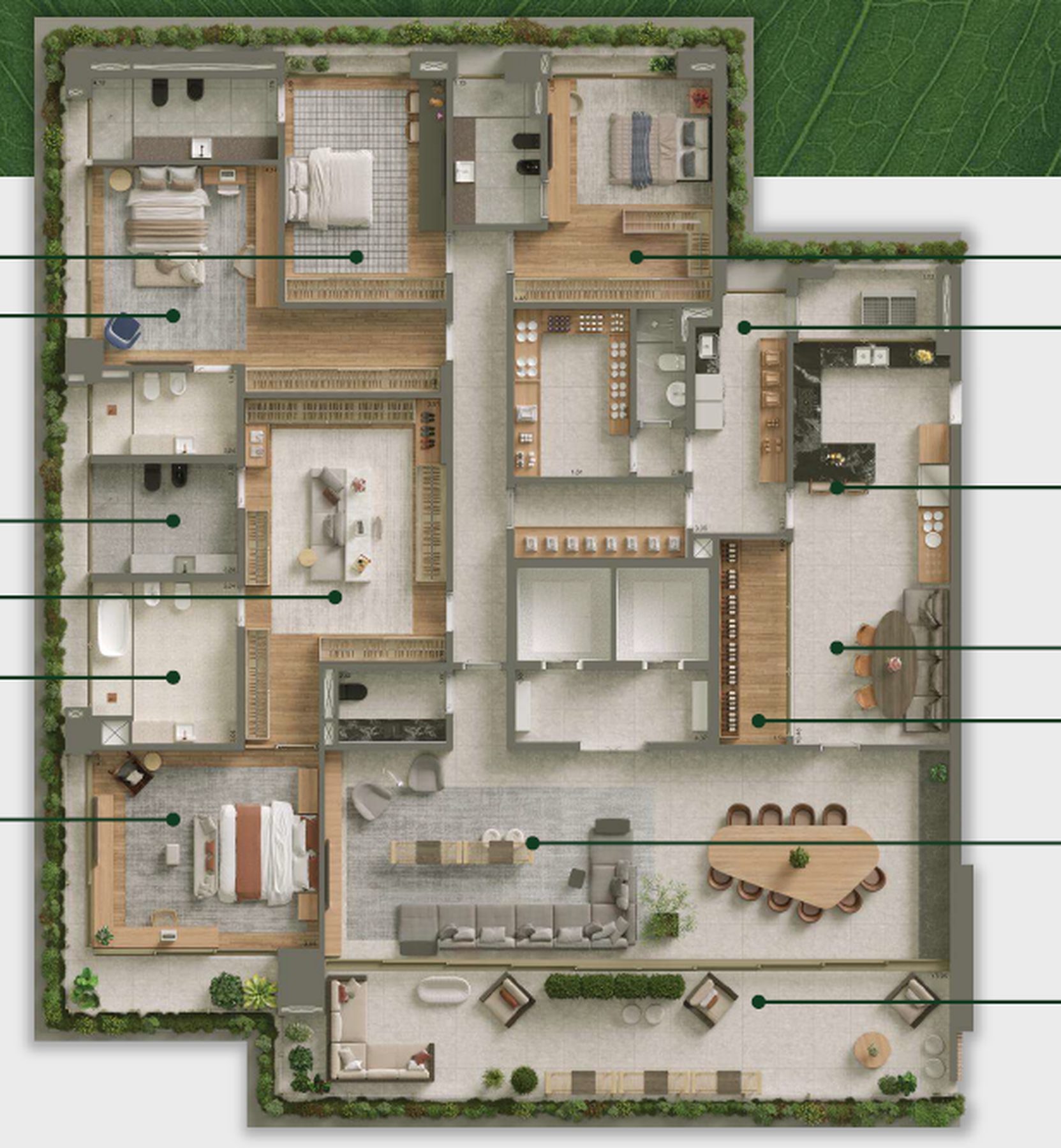 Apartamento à venda com 453m², 4 quartos com vaga - 30