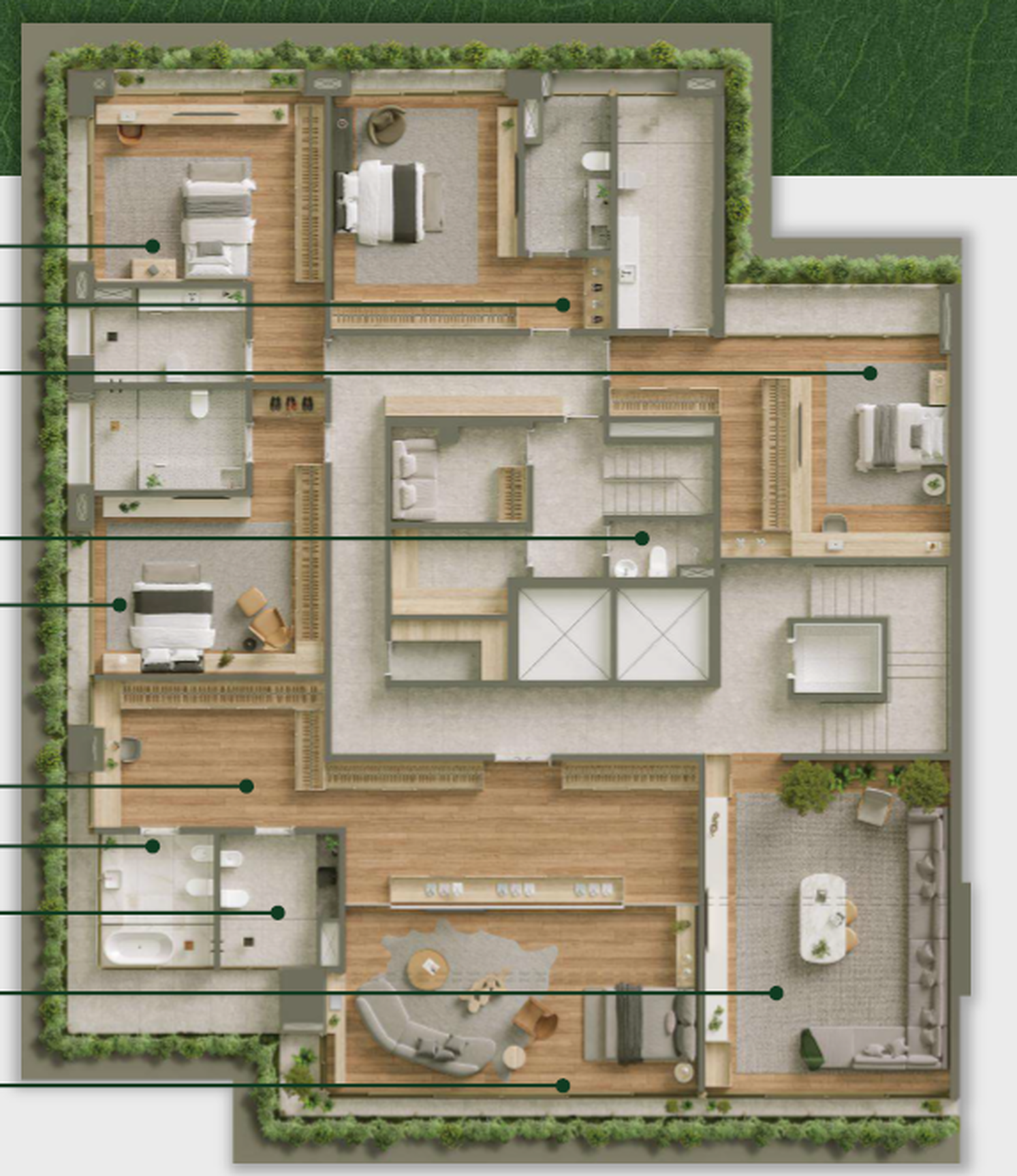 Apartamento à venda com 1184m², 5 quartos com vaga - 30