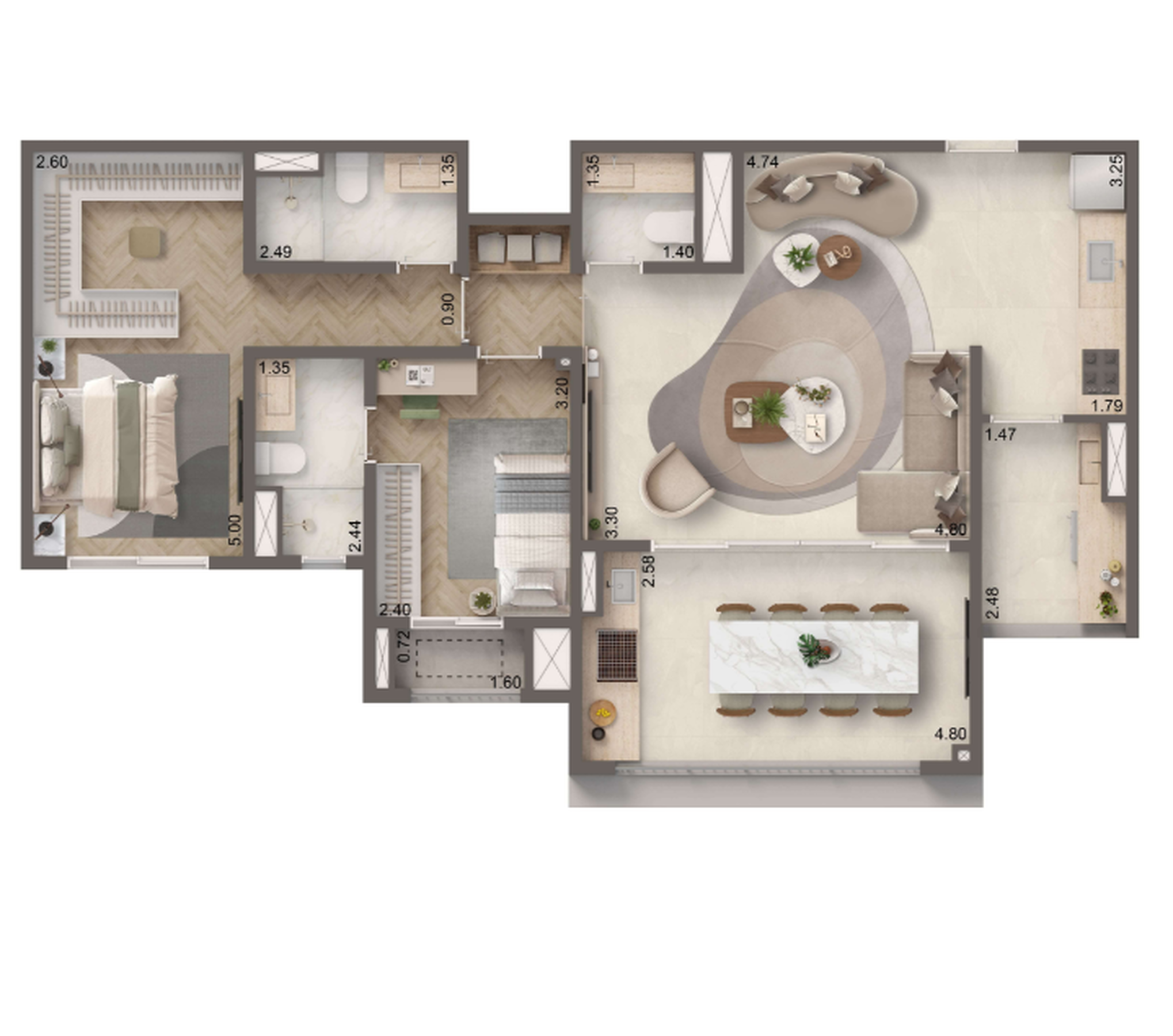 Apartamento à venda com 88m², 2 quartos com vaga - 14