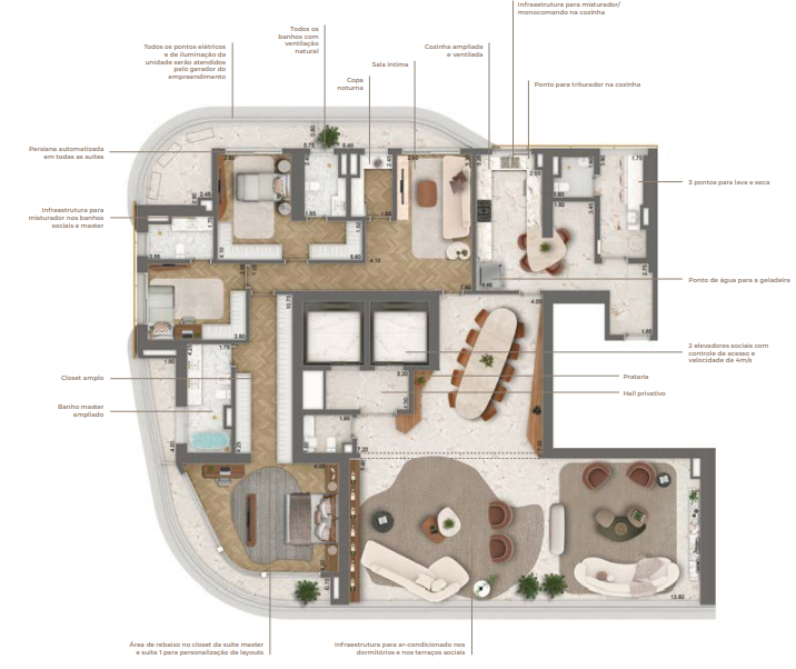 Apartamento à venda com 339m², 3 quartos com vaga - 20