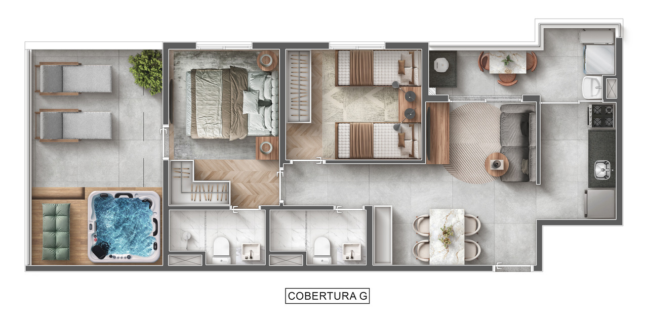 Apartamento à venda com 63m², 2 quartos com vaga - 27