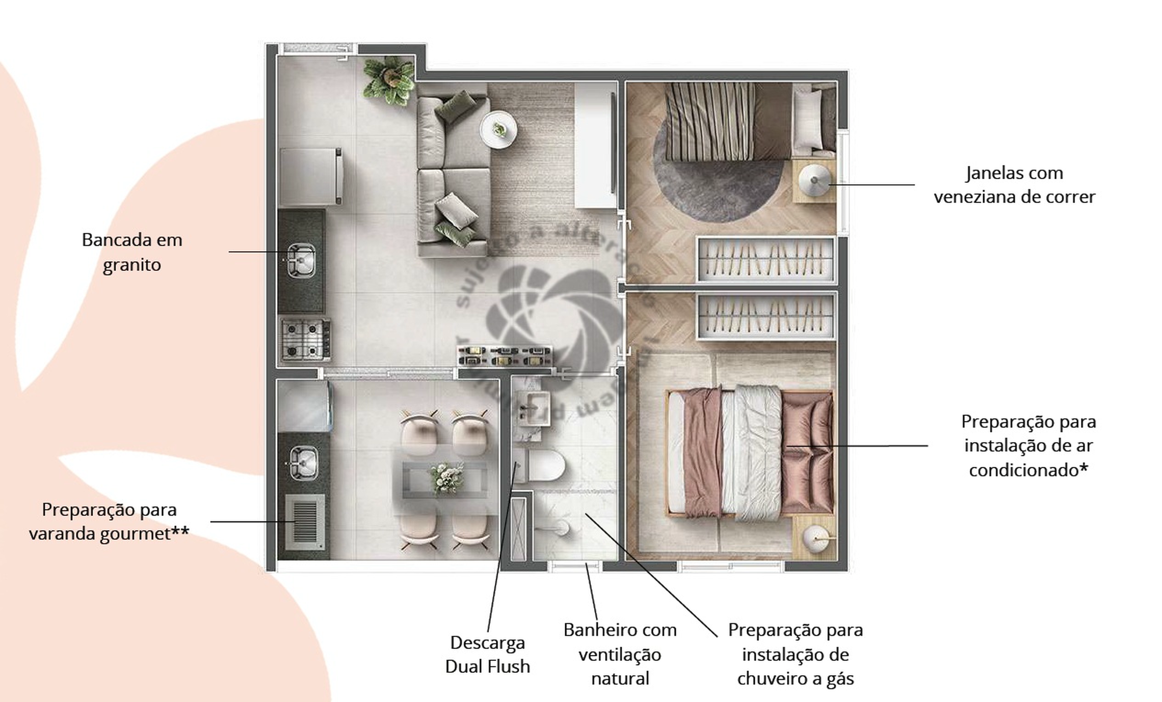 Apartamento à venda com 38m², 2 quartos sem vaga - 16