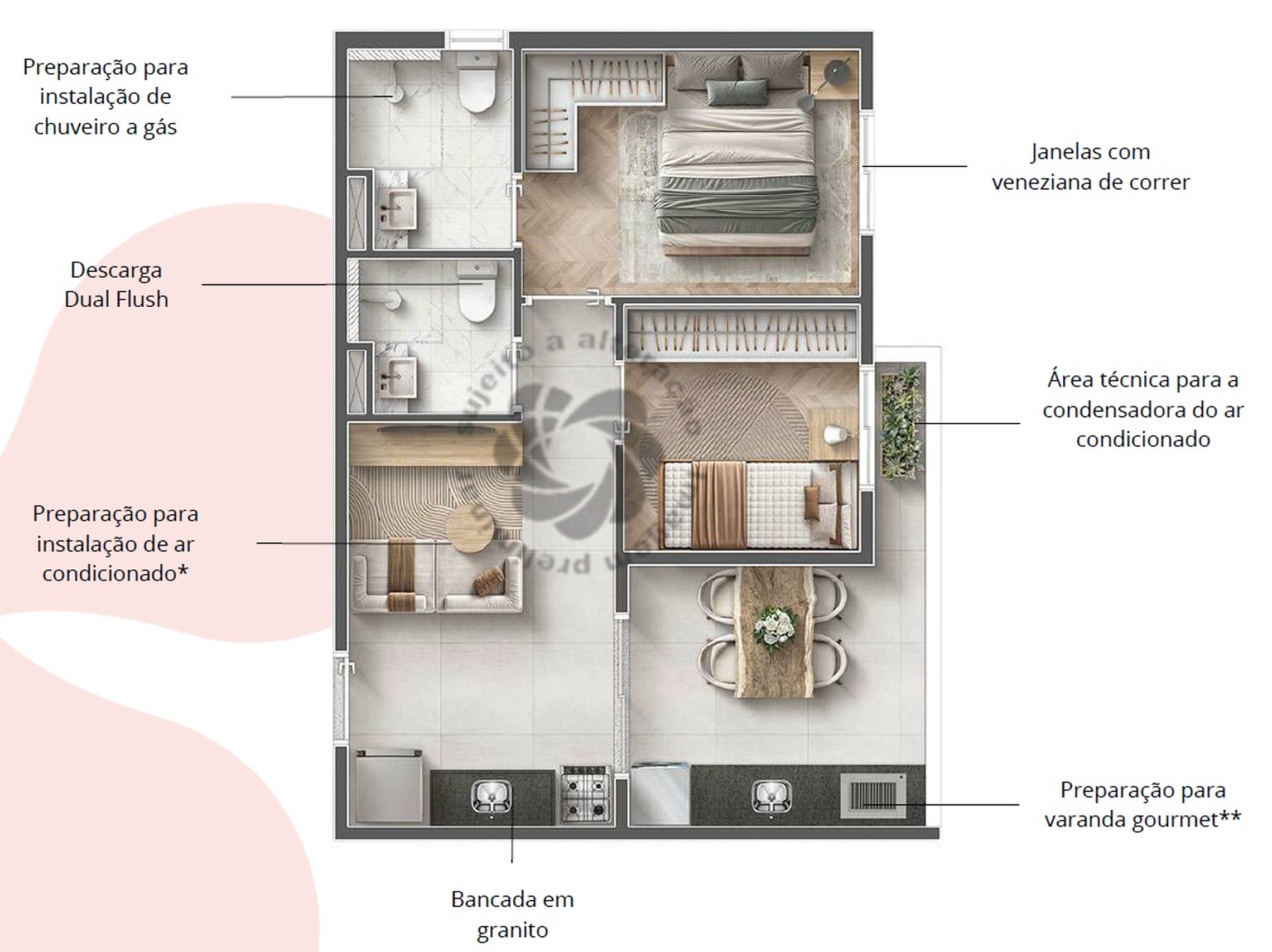 Apartamento à venda com 44m², 2 quartos sem vaga - 16