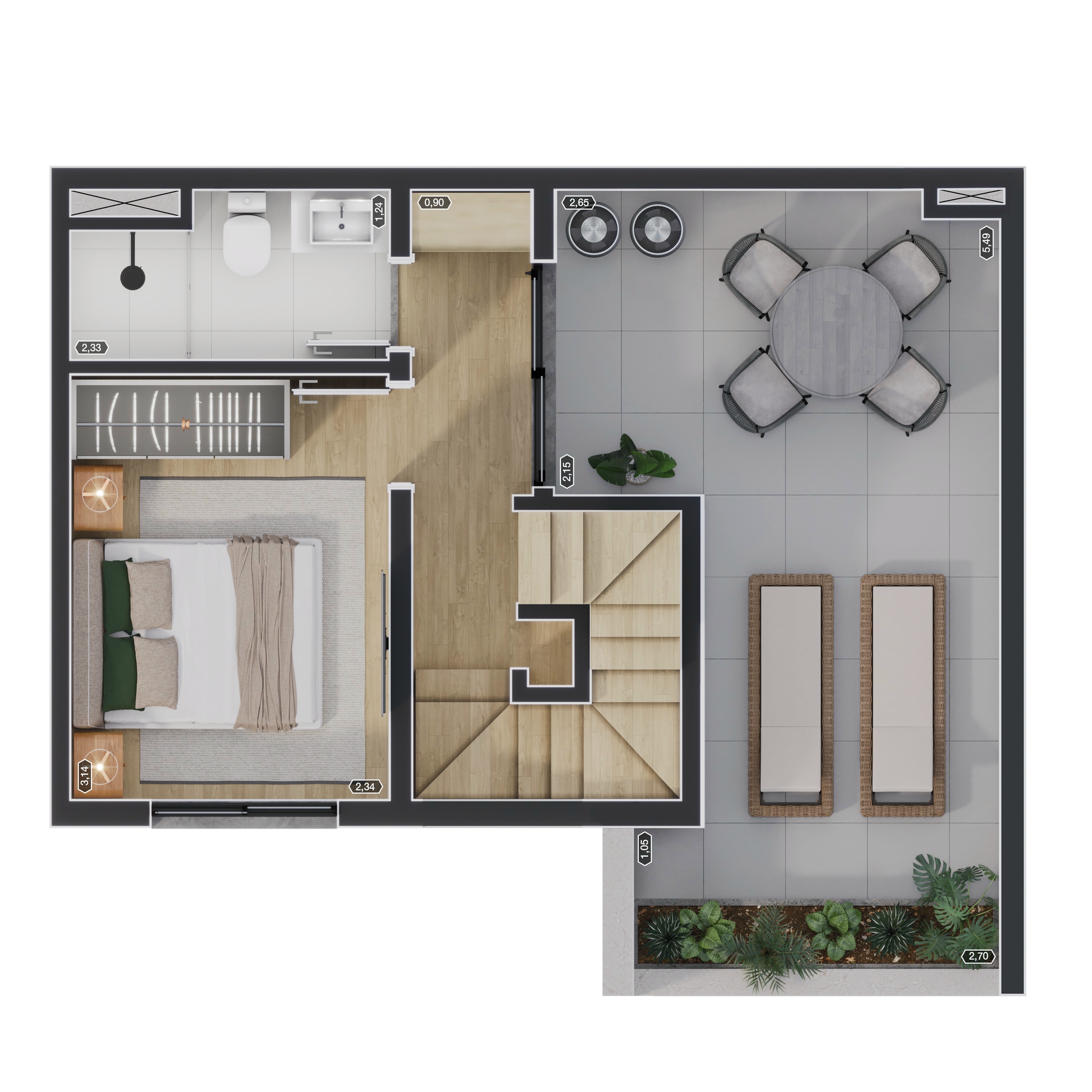 Apartamento à venda com 74m², 2 quartos com vaga - 12