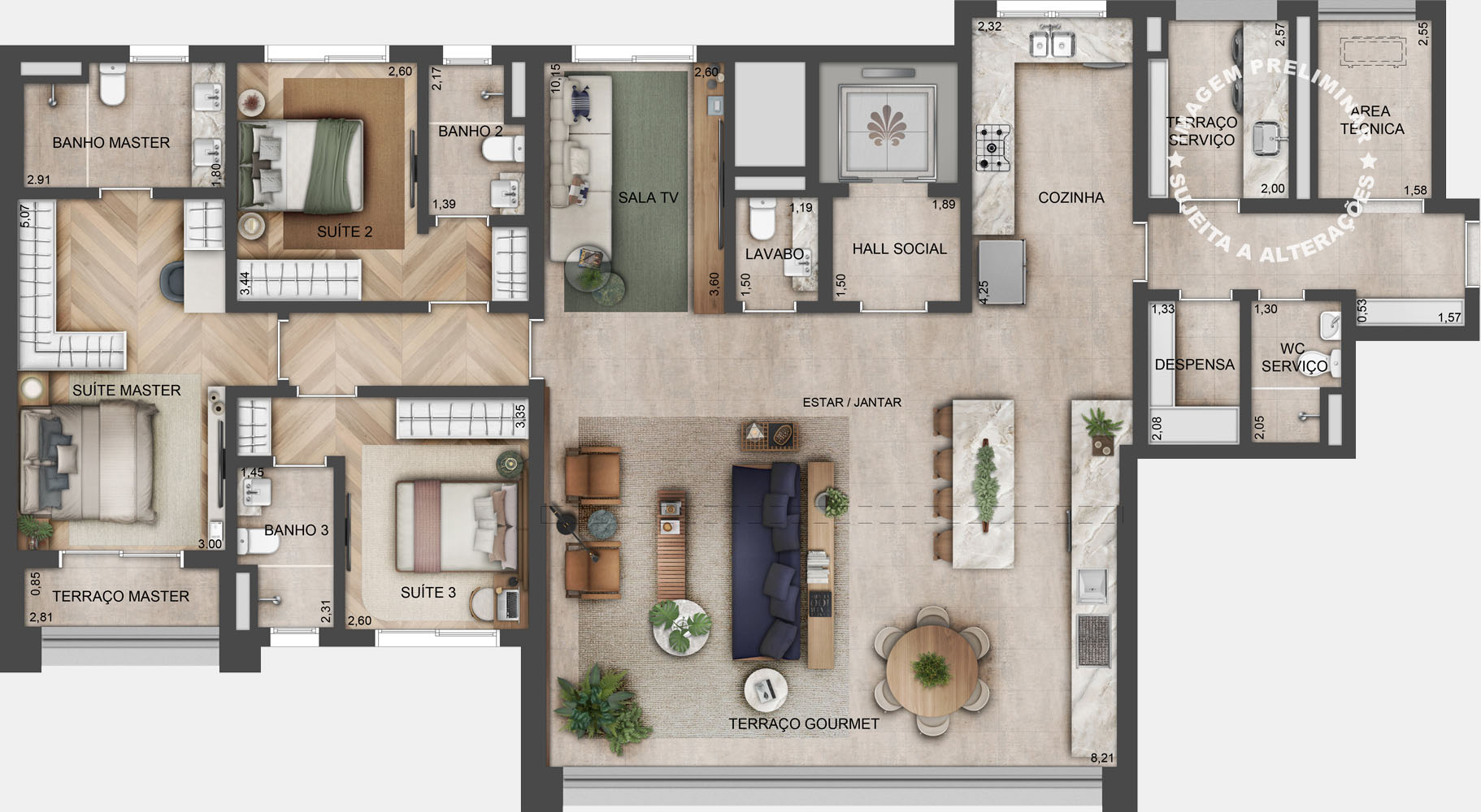Apartamento à venda com 180m², 4 quartos com vaga - 21