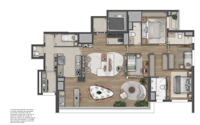 Apartamento à venda com 164m², 5 quartos com vaga - 26