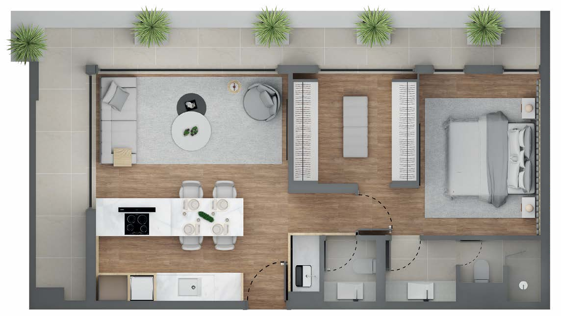 Apartamento à venda com 91m², 1 quarto com vaga - 18