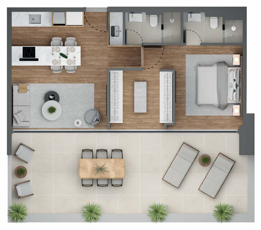 Apartamento à venda com 106m², 1 quarto com vaga - 18