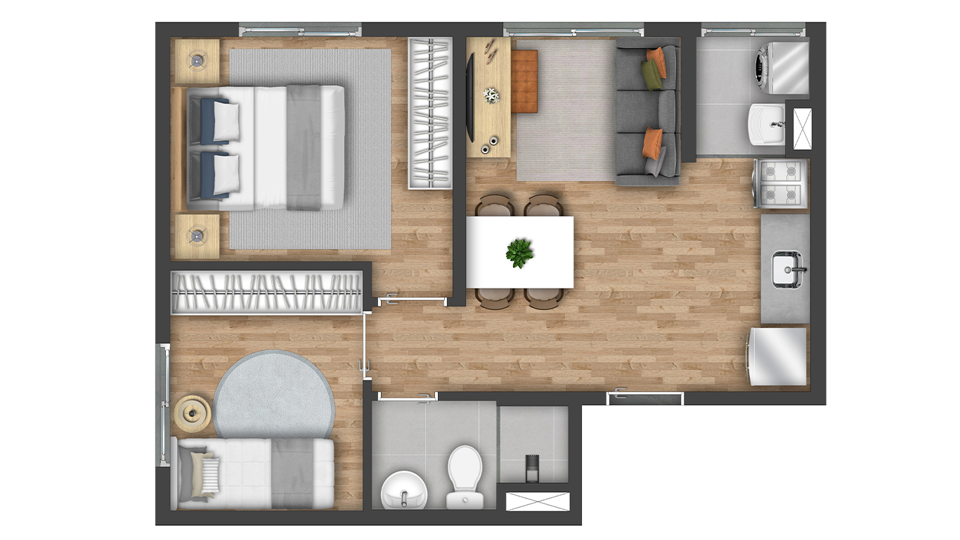 Apartamento à venda com 37m², 2 quartos sem vaga - 11